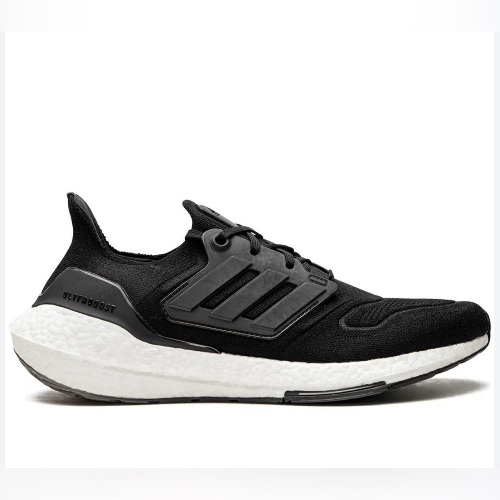 adidas Black and White Ultraboost Knit Sneakers